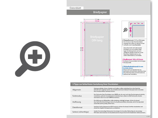 Product Bild briefpapier_din_lang__1_0_farbig__(vorderseite__graustufen___r__ckseite__unbedruckt)