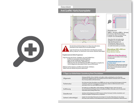 Product Bild hartschaumplatte_mit_anti-graffiti-lack_gl__nzend_in_apfel-form_konturgefr__st___einseitig_4_0-farbig_bedruckt